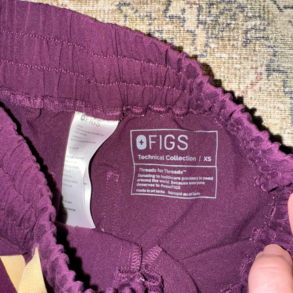 Figs Deep Purple Technical Collection Joggers - Picture 3 of 4